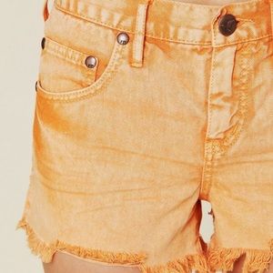 Free people orange shorts